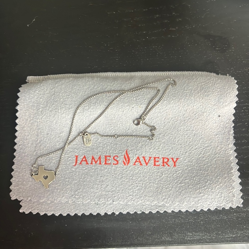 James Avery Texas Heart Necklace